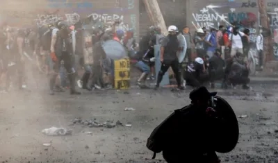 Imagen de los enfrentamientos.