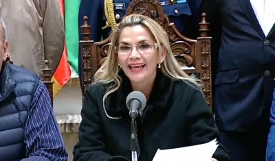 Jeanine Añez Chavez, Presidenta interina de Bolivia.