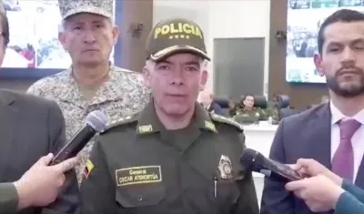 GR Óscar Atehortúa, Director de la Policía Nacional.