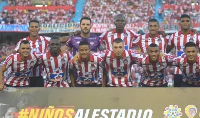 La más reciente nómina titular juniorista.