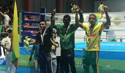 Yuberjen Martínez, boxeador colombiano. 