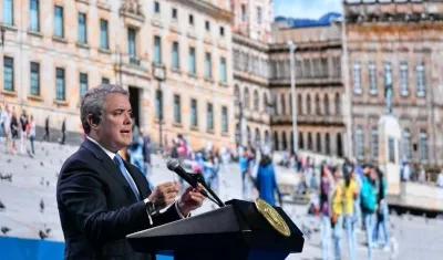 Iván Duque, presidente.