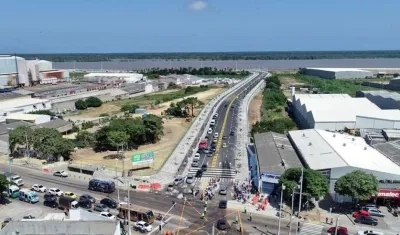 Panorámica de la prolongación de la calle 72.