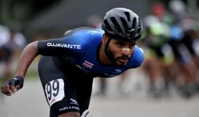 Alex Cujavante, patinador barranquillero. 