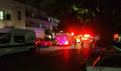 Imagen de la emergencia.