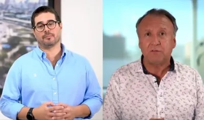 Clemente Fajardo y Alexander Moscoso