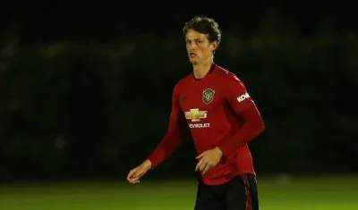 Max Taylor, jugador del Manchester United. 