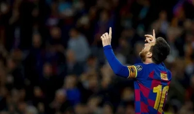 El delantero argentino Lionel Messi.