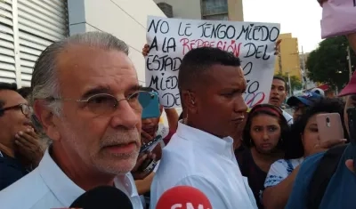 El Gobernador del Atlántico, Eduardo Verano.