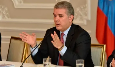 El Presidente de la República, Iván Duque.