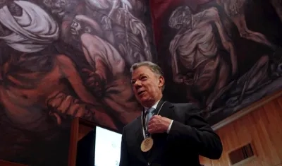 El expresidente Juan Manuel Santos.