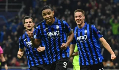 Luis Fernando Muriel, delantero del Atalanta. 