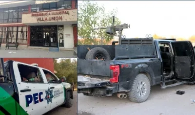 Imágenes de carros involucrados en el tiroteo.