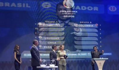 Sorteo de Copa América 2020