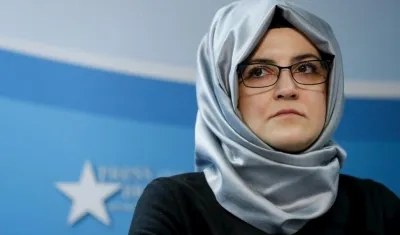 La exprometida del periodista Jamal Khashoggi, Hatice Cengiz.