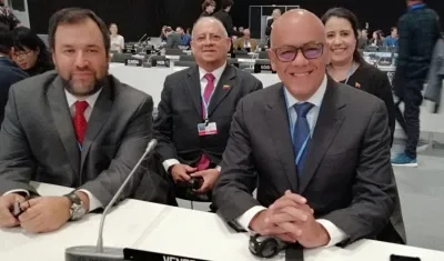 Jorge Rodríguez, vicepresidente sectorial de Comunicación, Turismo y Cultura de Venezuela.