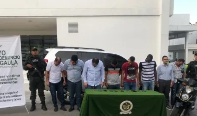Los capturados por caso del secuestro de Fito Acosta y su esposa.
