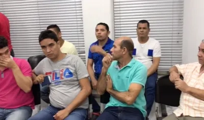 Parte de los capturados.