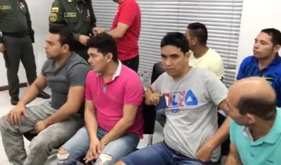 Estos son los capturados dentro del caso.