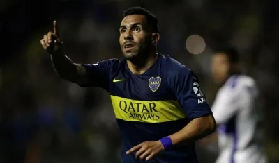 Carlos Tevez, jugador de Boca Juniors. 