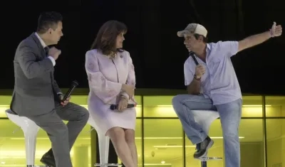 La senadora Annette Tadeo y el Alcalde Alejandro Char.