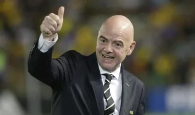 Gianni Infantino, presidente de la FIFA. 