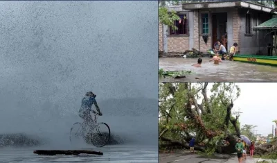 Filipinas fue sacudida por el paso del tifón Kammuri.