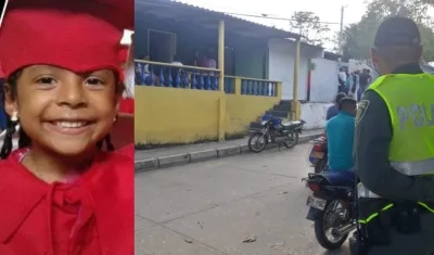 Abigail Gómez, niña de 8 años asesinada en San Andrés de Sotavento, Córdoba.