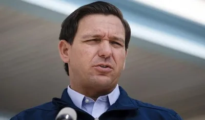 El gobernador de Florida, Ron DeSantis.