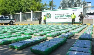 El cargamento tendría un valor en el mercado negro de 7.634 millones 275 mil pesos.