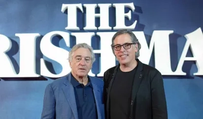El actor Robert De Niro y el fotógrafo mexicano Rodrigo Prieto.