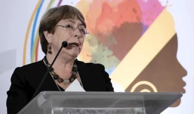 La Alta Comisionada de la ONU, Michelle Bachelet.