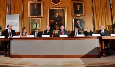 Rueda de prensa de los premios Nobel.