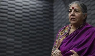 Activista Vanda Shiva.