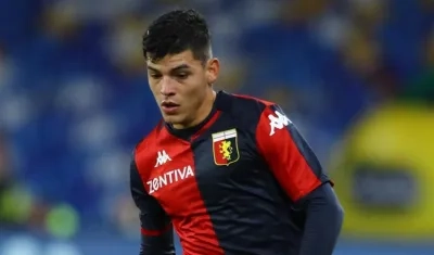 Kevin Agudelo, colombiano al servicio del Génova.