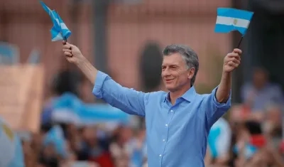 El presidente de Argentina, Mauricio Macri.