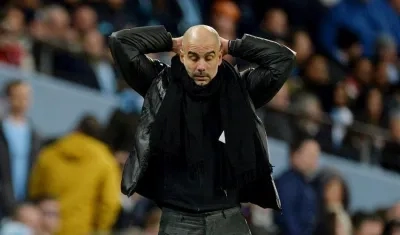 Pep Guardiola, técnico del Manchester City. 