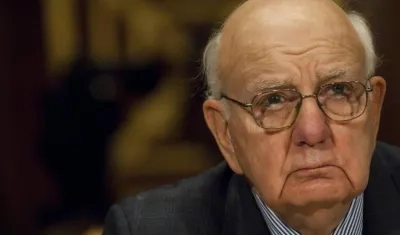 Paul Volcker, economista estadounidense fallecido.