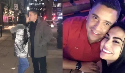 La psicóloga Haychelt Benitorevollo y el político Carlos Alberto Posada.