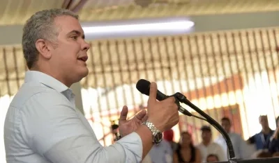 Iván Duque, presidente de Colombia.