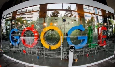 Aviso de Google en Singapur.