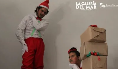 Actores de la obra 'Una Navidad en el Polo Norte'.