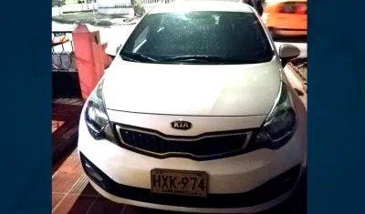 Este es el vehículo robado.