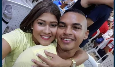 Erika De la Hoz (la víctima) y Jeisson De la Hoz (agresor).