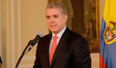 Iván Duque, presidente de Colombia.