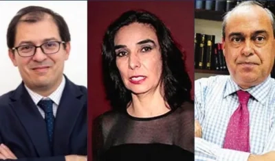 Los tres candidatos al cargo de Fiscal General.