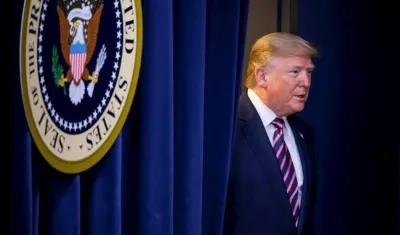 - El presidente estadounidense, Donald Trump.