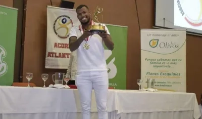 El atleta Anthony Zambrano.