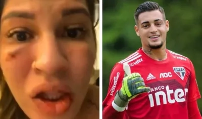 Milena Bemfica, esposa de Jean. 