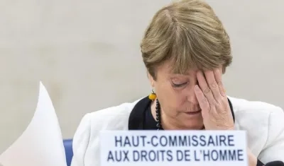 La alta comisionada Michelle Bachelet.